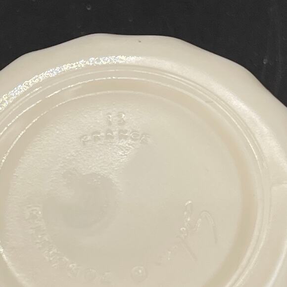 Vintage Salem Porcelle Noel Christmas Tree Wreath Coffee Cup Mug Made in France - Picture 7 of 11